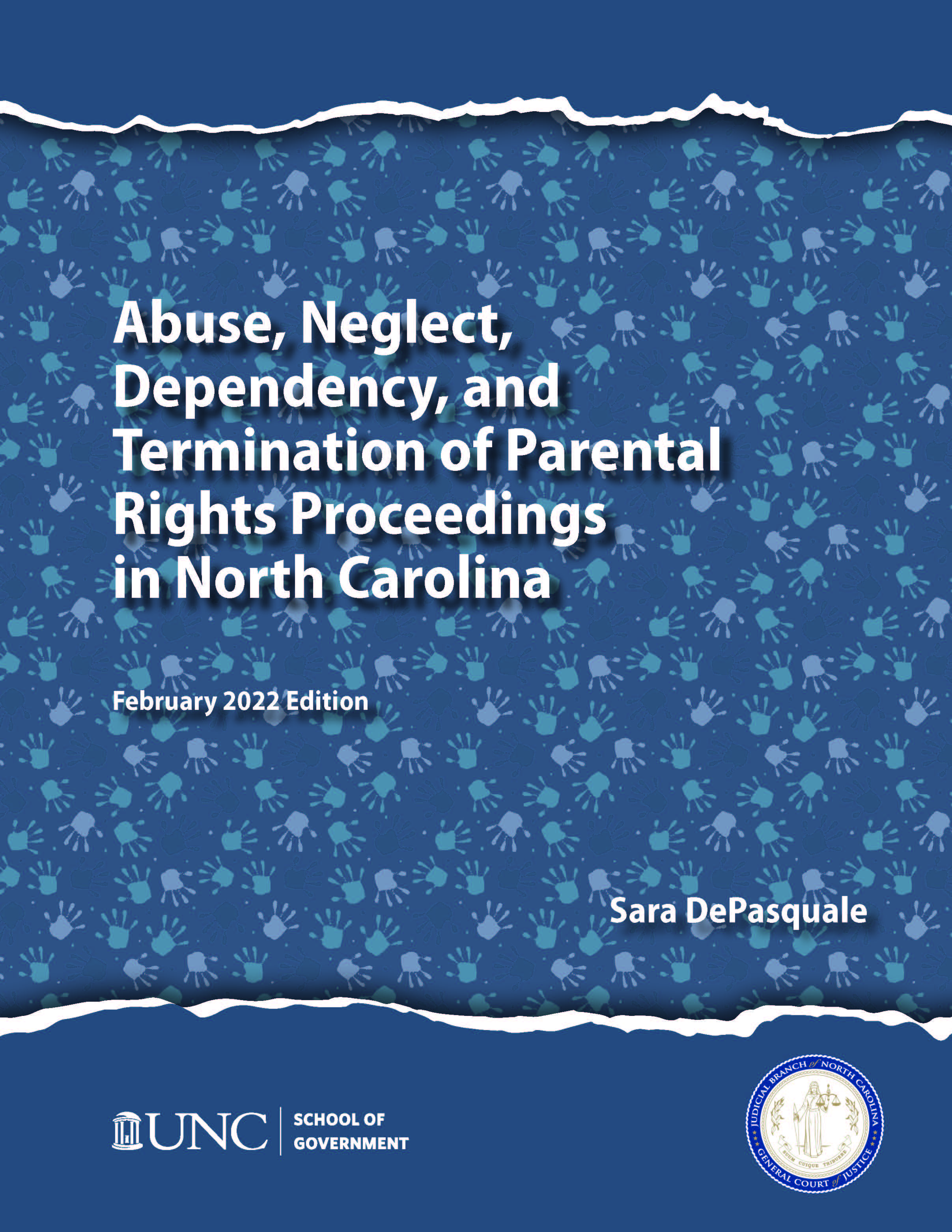 Cover image for Abuse, Neglect, Dependency, and Termination of Parental Rights Proceedings in North Carolina, February 2022 (paperback)