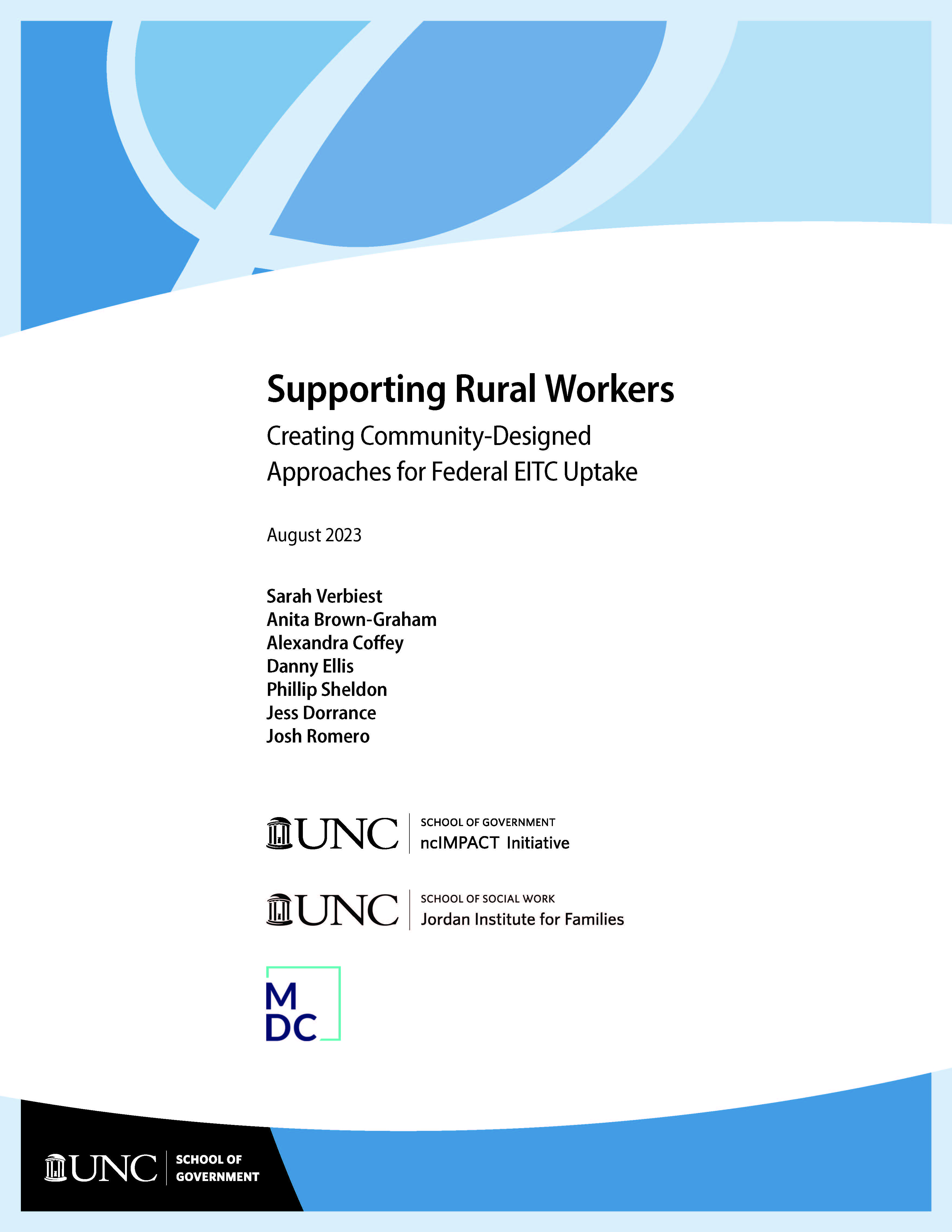 Cover image for Supporting Rural Workers: Creating Community-Designed Approaches for Federal EITC Uptake