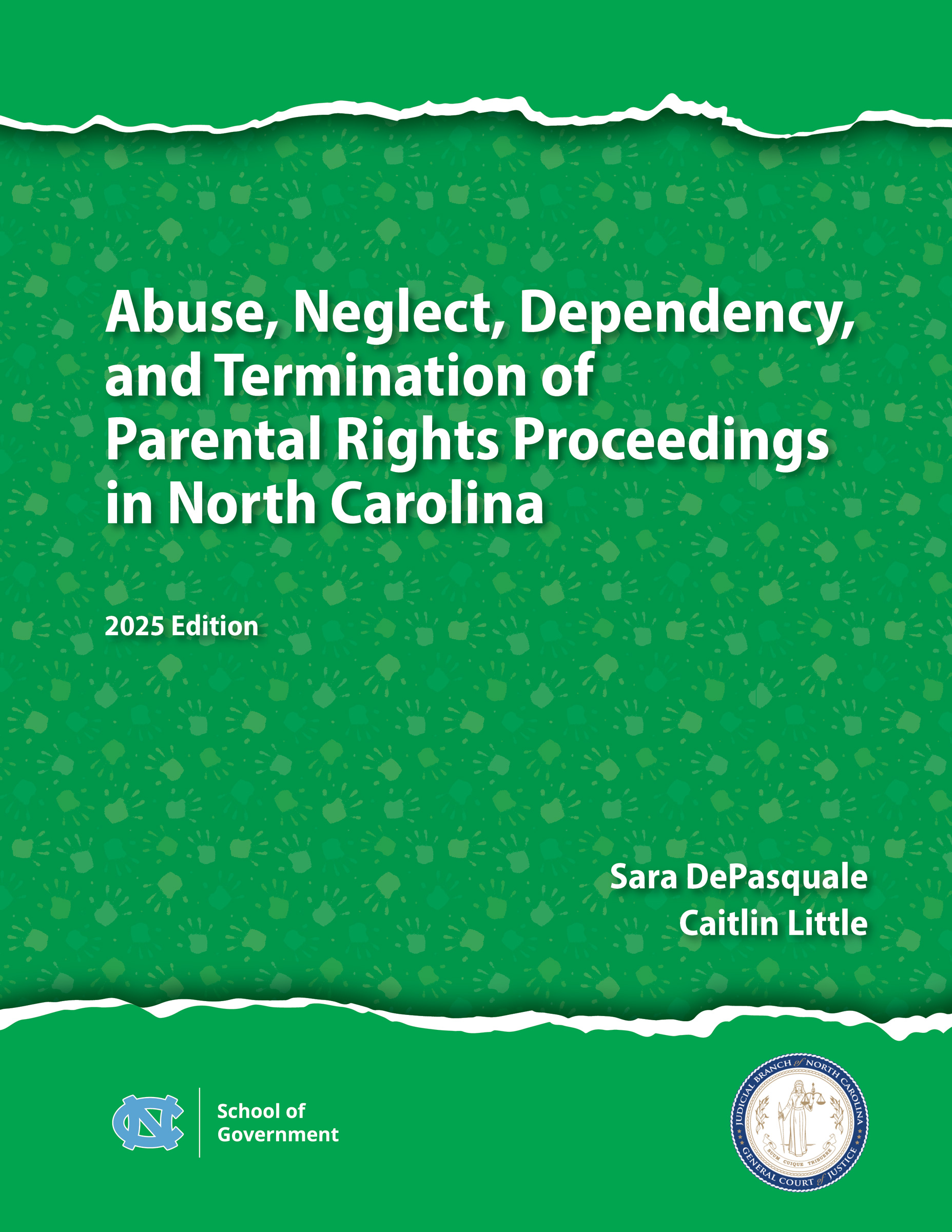 Book cover for "Abuse, Neglect, Dependency, and Termination of Parental Rights Proceedings in North Carolina"