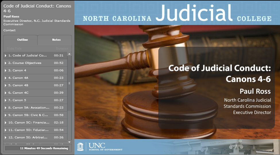 Code of Judicial Conduct 2