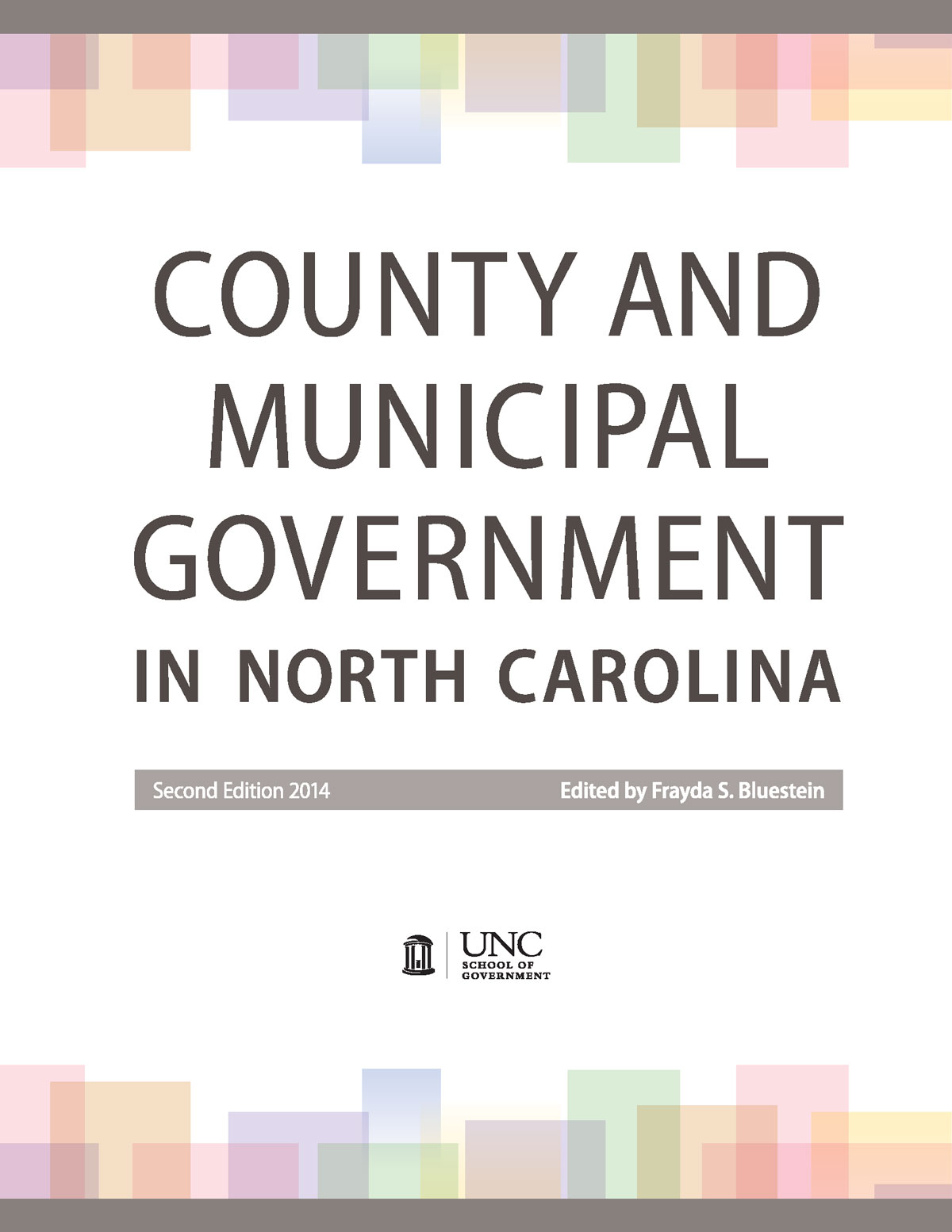 Cover image for County and Municipal Government in North Carolina, Second Edition, 2014 (E-book)
