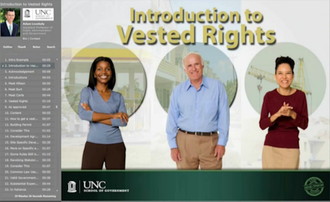 Introduction to Vested Rights