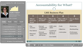 LME Board Training - Accountability