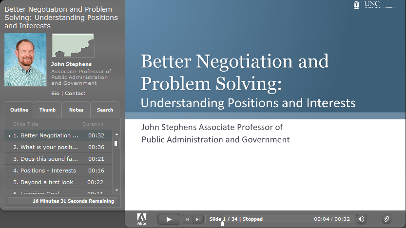 Better Negotiation and Problem Solving: Understanding Positions and Interests