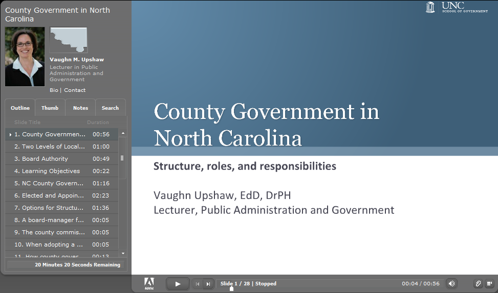 Cover image for County Government in North Carolina