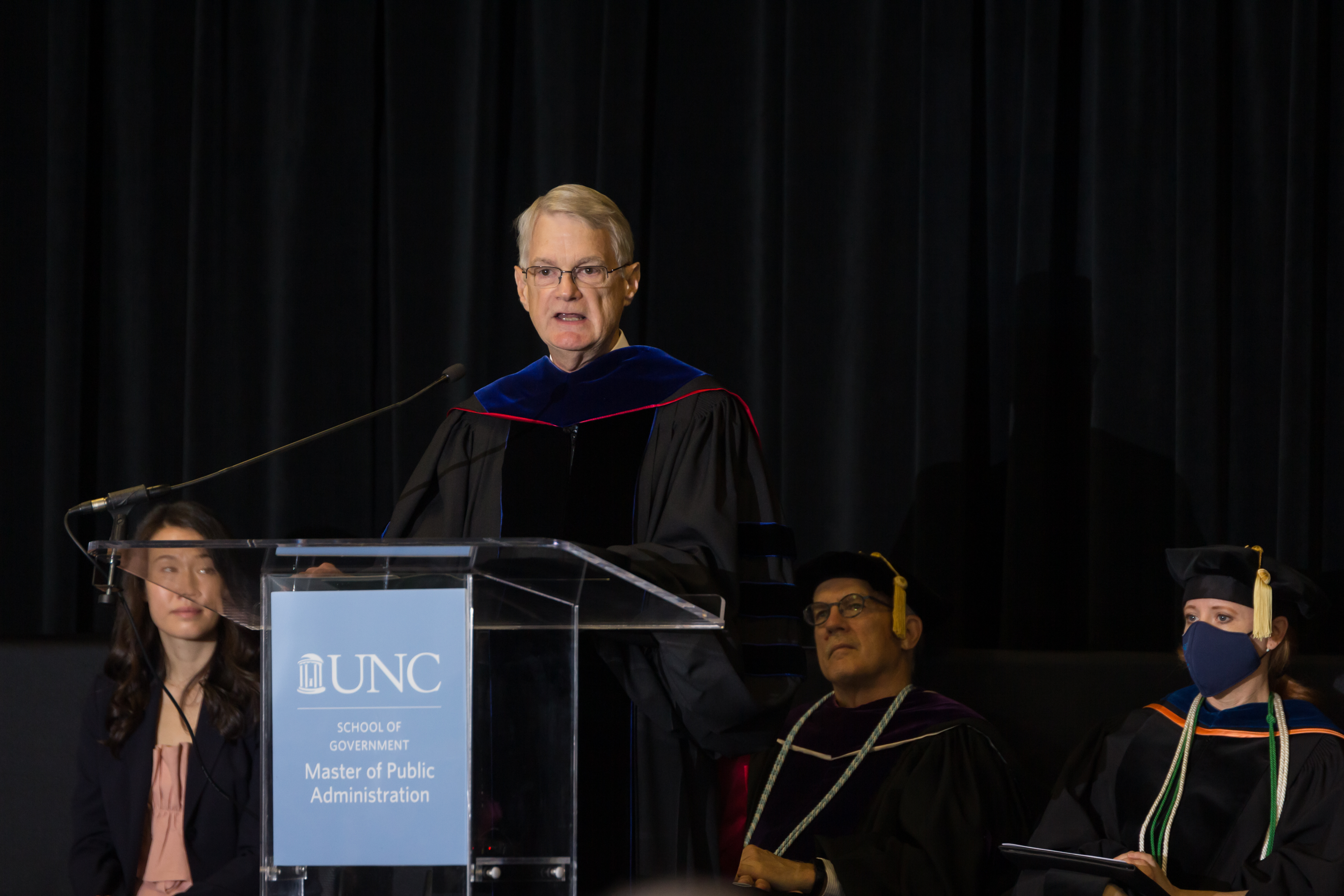 UNC MPA Commencement Speaker David Ammons delivers Keynote Address 