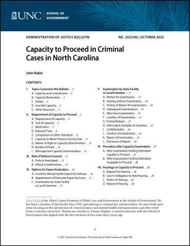 Administration of Justice Bulletin No. 2025/06 cover