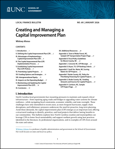 Local Finance Bulletin No. 69 cover image