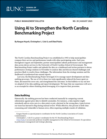 Bulletin cover