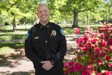 Chapel Hill Police Chief Chris Blue graduated from the School's Municipal and County Administration course in April 2016.