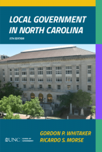Local Government in North Carolina Front Cover 