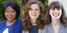 Headshots of Anita Brown-Graham, Margaret Henderson, and Erin Riggs