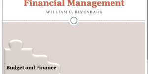 Budgeting and Financial Management