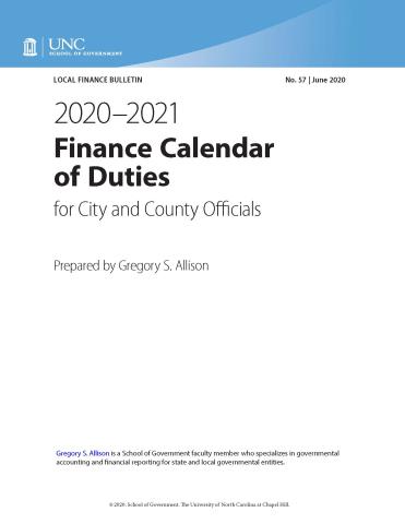 Publications Unc School Of Government unc chapel hill academic calendar 2021 22