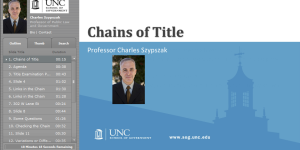 Chains of Title