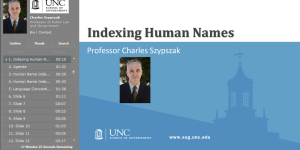 Indexing Human Names